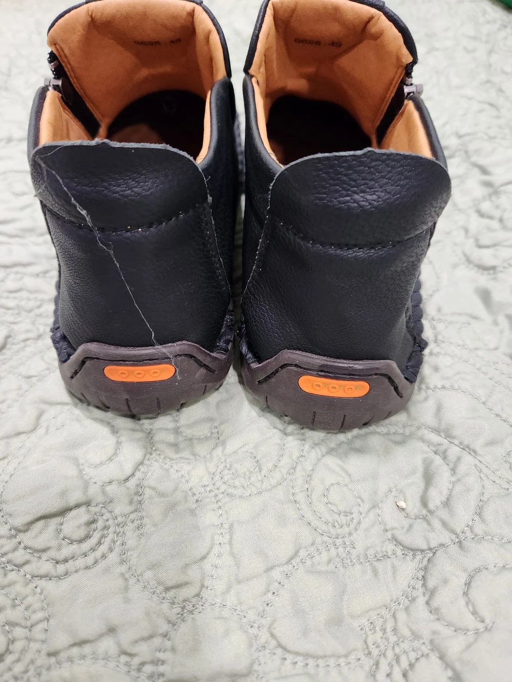 Men's Black Slip-On Moccasin Loafers